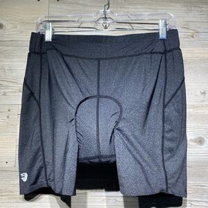 Dealyork Padded Cycling Shorts Undershorts Women’s Large Gray Bicycle Perforated